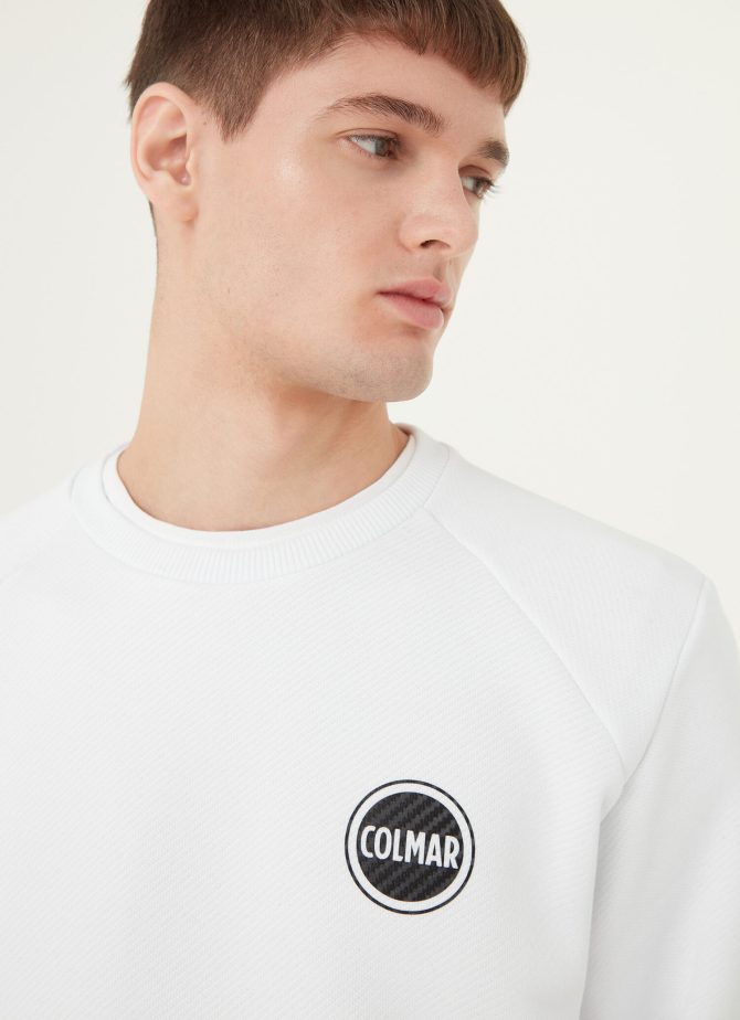 Diagonal crew-neck sweatshirt - Image 2