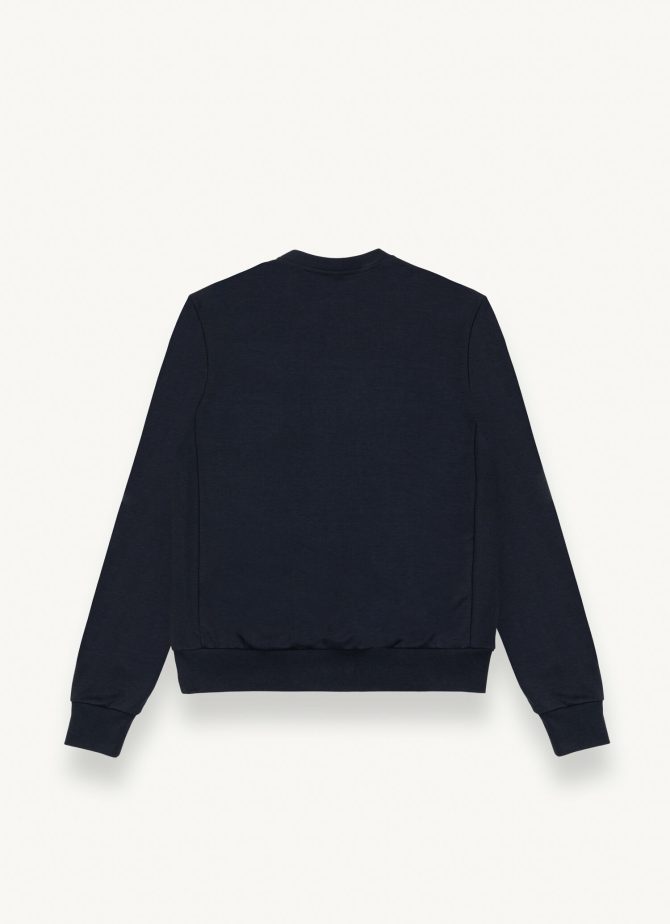 Sweatshirt with matching colour, embossed maxi logo - Image 5