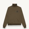 Diagonal turtleneck sweatshirt with carbon logo - Image 4