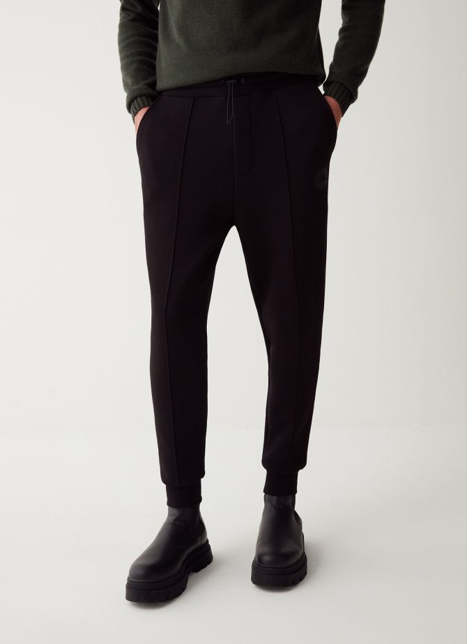 Sweatpants in diagonal fleece - Image 3