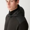 100% cotton full zip sweatshirt with nylon inserts - Image 3