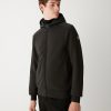 100% cotton full zip sweatshirt with nylon inserts - Image 2