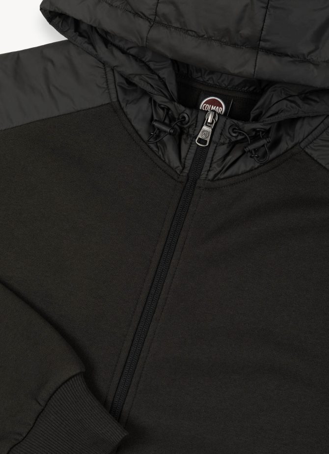 100% cotton full zip sweatshirt with nylon inserts - Image 6
