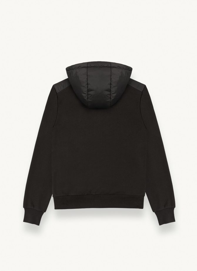 100% cotton full zip sweatshirt with nylon inserts - Image 5