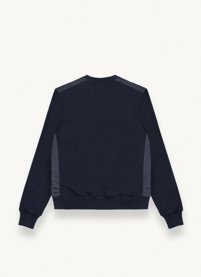 100% cotton crew-neck sweatshirt with nylon inserts - Image 5
