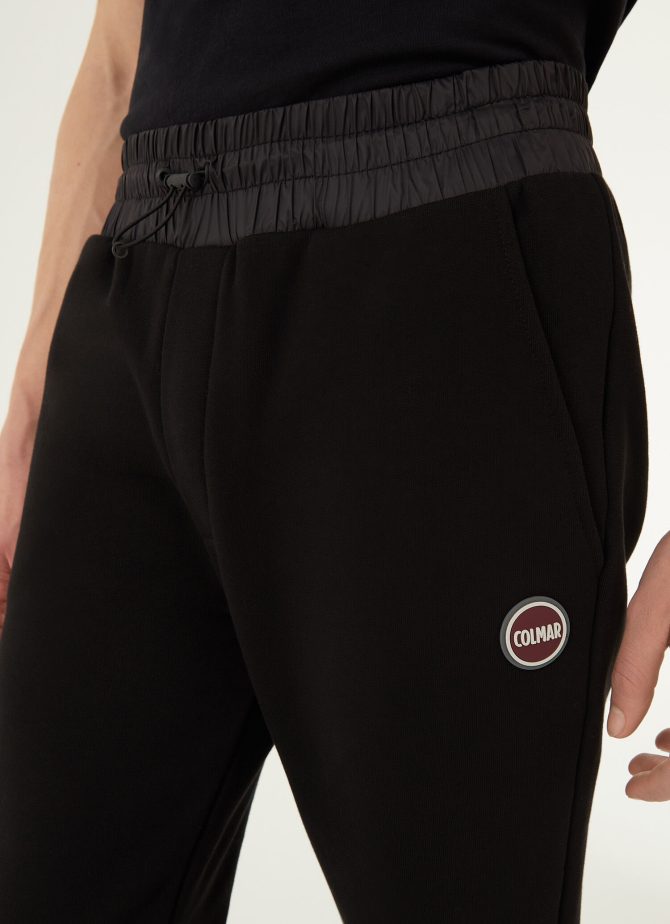 Sweatpants in fleece with nylon inserts - Image 2