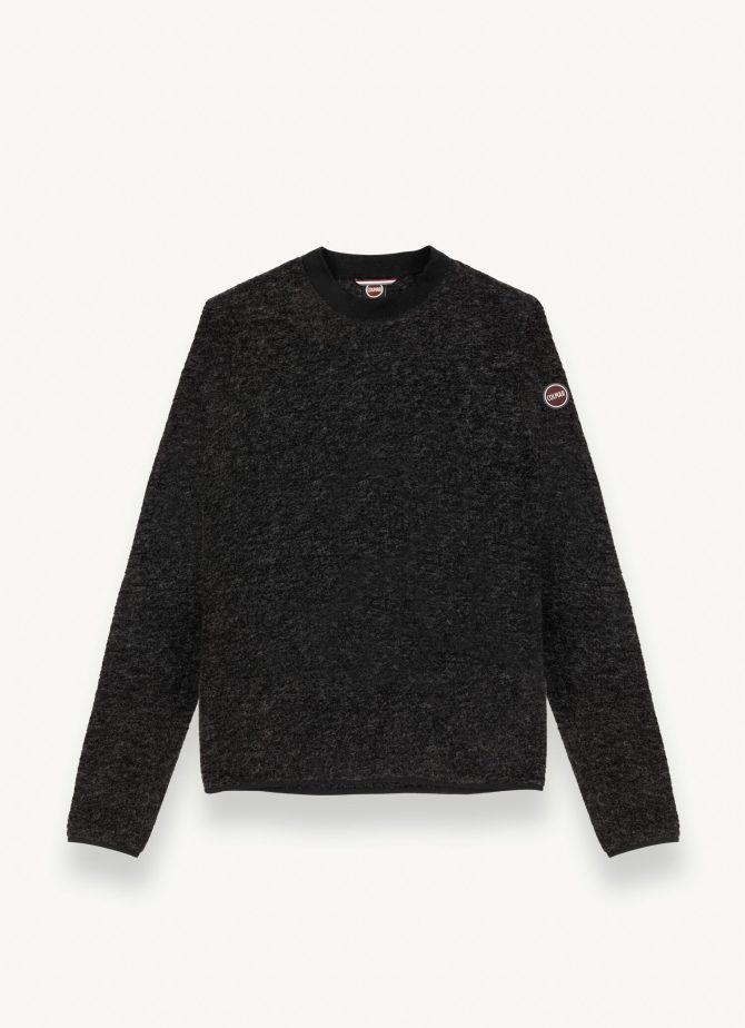 Warm crew-neck sweatshirt in wool knit - Image 4