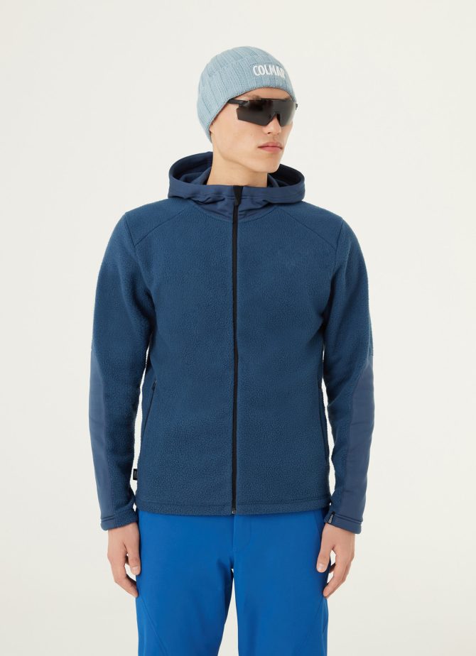 Teddy fleece ski sweatshirt with hood - Image 2