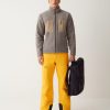 Teddy fleece ski sweatshirt with smooth inserts - Image 2