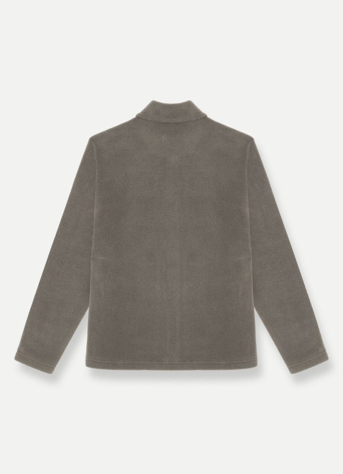 Teddy fleece ski sweatshirt with smooth inserts - Image 5