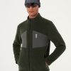 Teddy fleece ski sweatshirt with smooth inserts - Image 3