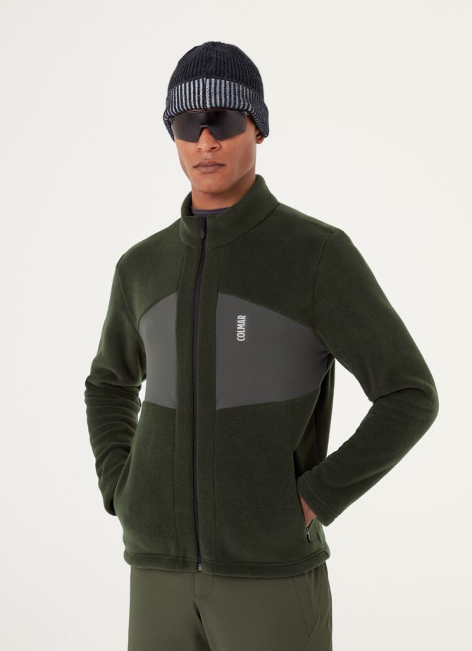 Teddy fleece ski sweatshirt with smooth inserts - Image 3