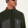 Teddy fleece ski sweatshirt with smooth inserts - Image 2