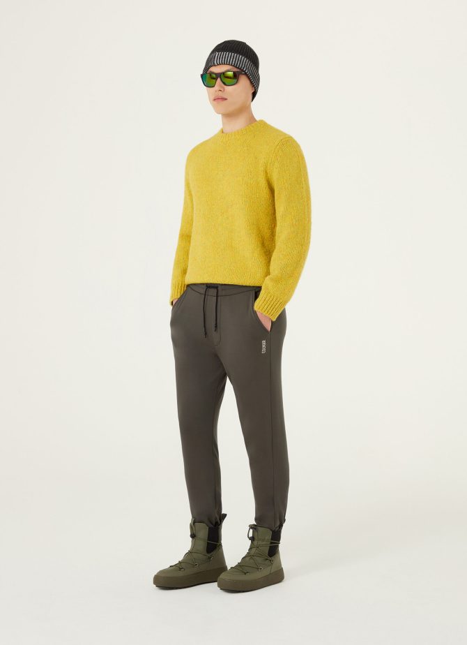 Sporty trousers in stretch fleece - Image 3