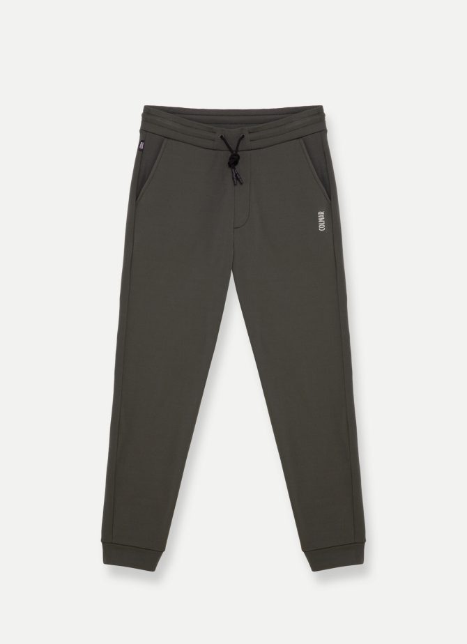 Sporty trousers in stretch fleece - Image 4