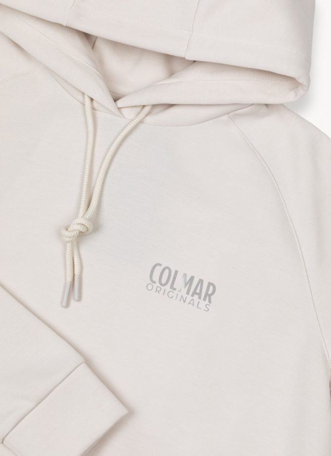 Sweatshirt dress with hood and shiny logo - Image 6