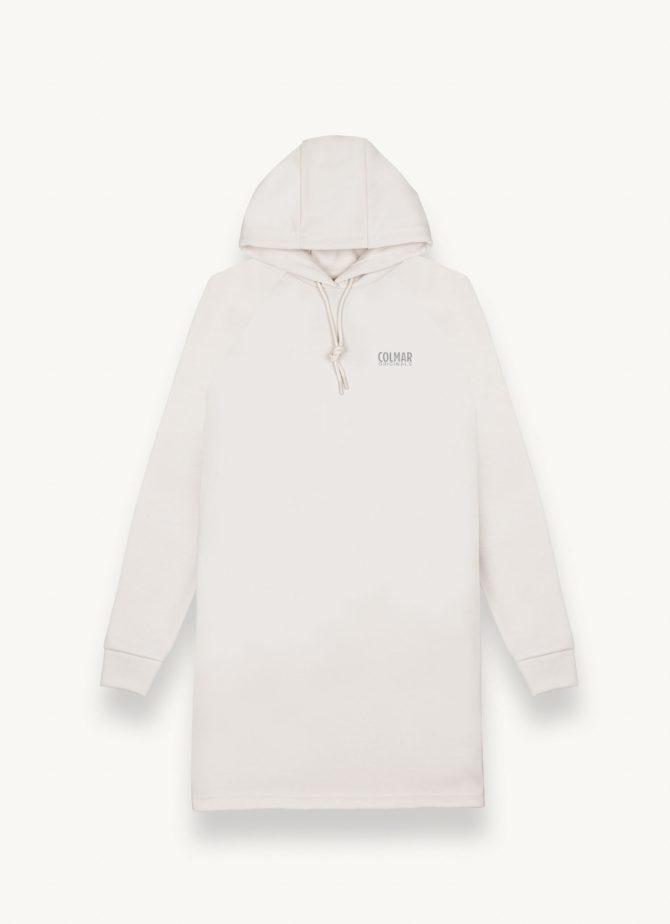 Sweatshirt dress with hood and shiny logo - Image 4