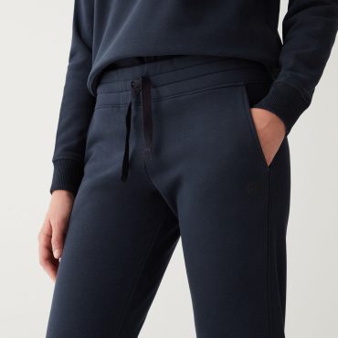 Sweatpants with glitter logo