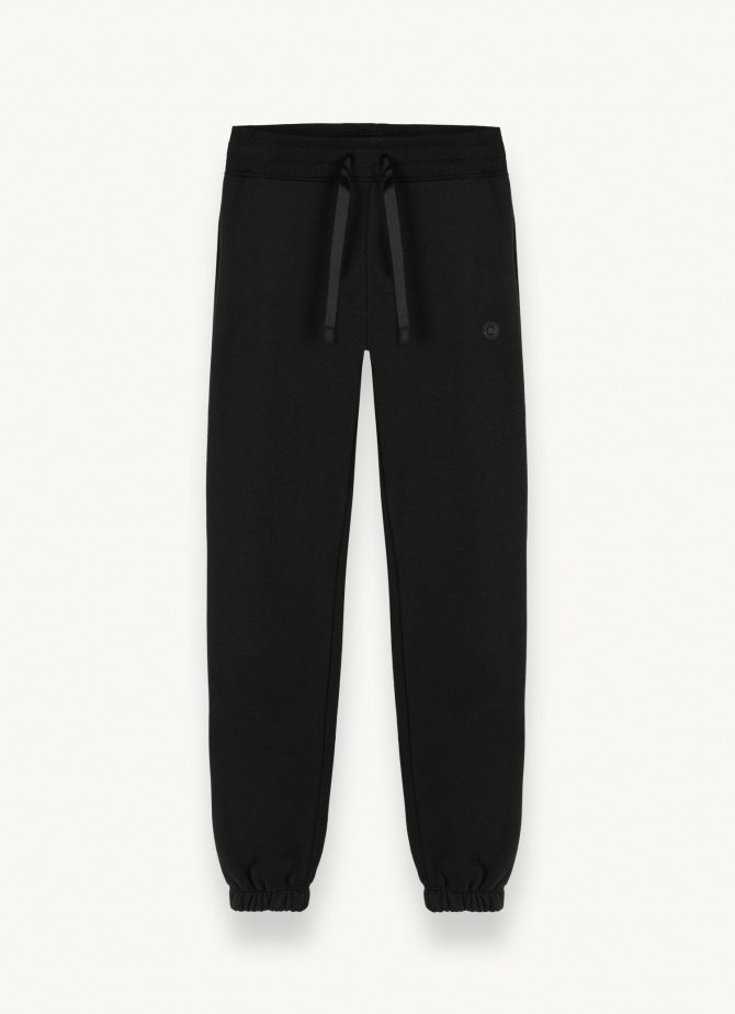 Fleece trousers with gathered hem - Image 4