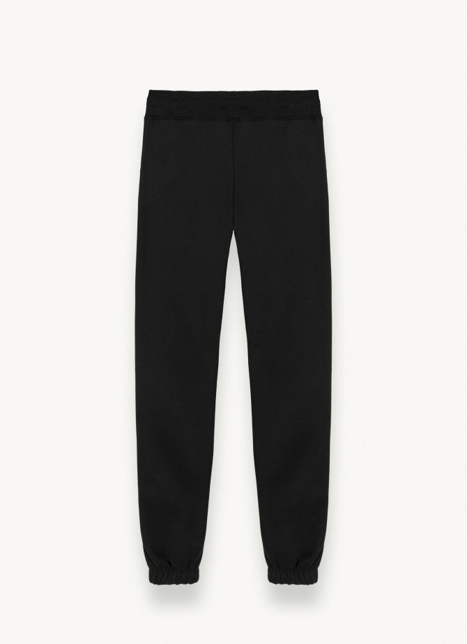 Fleece trousers with gathered hem - Image 5