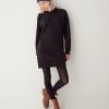 Sweatshirt dress with cut on the glitter logo yoke - Image 2