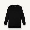 Sweatshirt dress with cut on the glitter logo yoke - Image 4