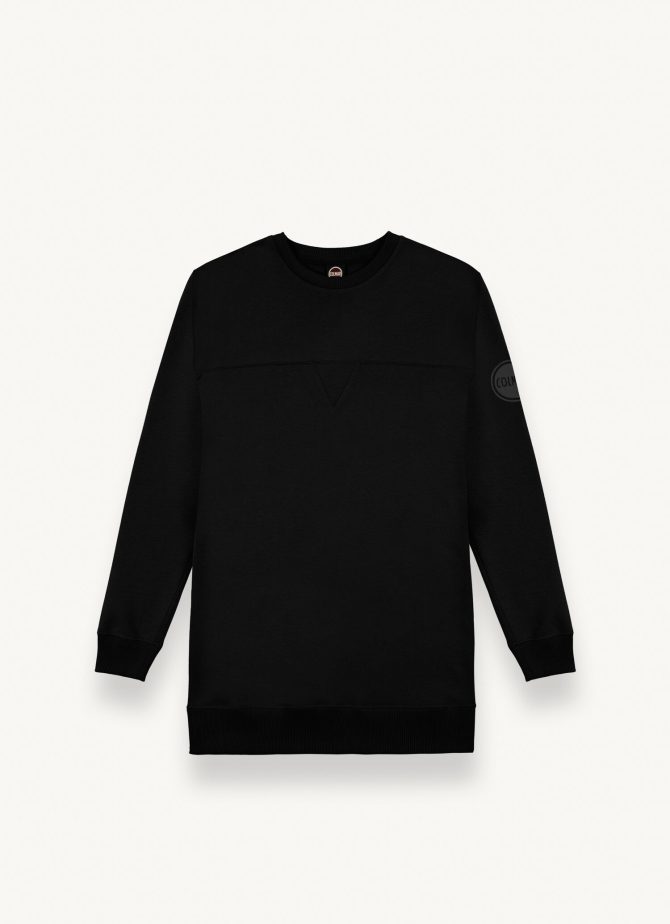 Sweatshirt dress with cut on the glitter logo yoke - Image 4