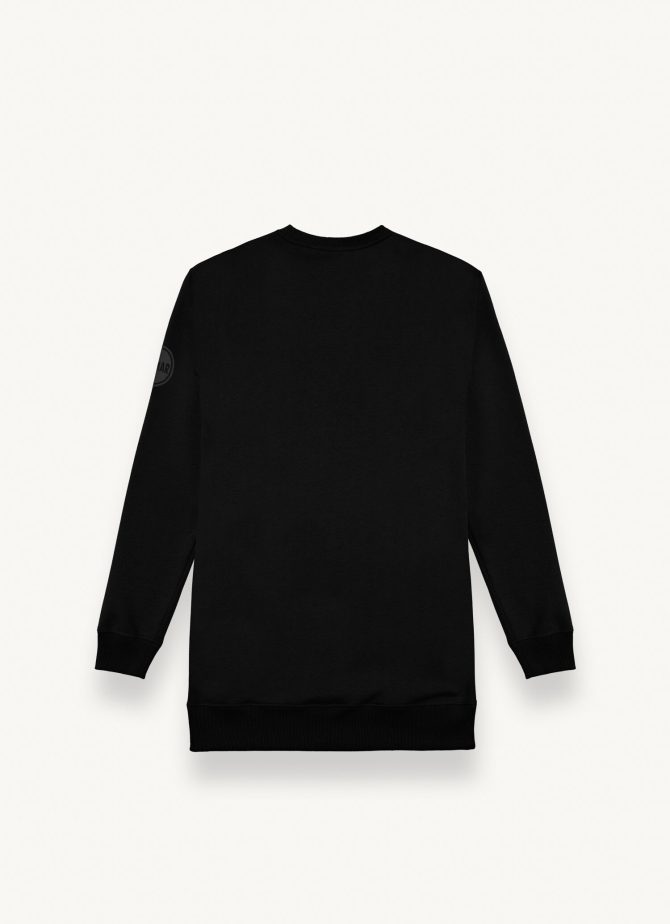 Sweatshirt dress with cut on the glitter logo yoke - Image 5