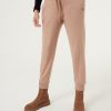 Knitted-effect fleece trousers - Image 2