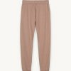 Knitted-effect fleece trousers - Image 5