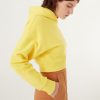 Short sweatshirt with hood and 3D writing - Image 2