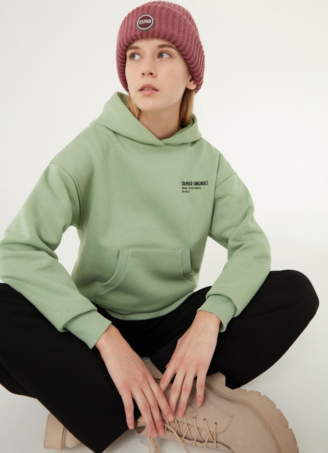 Oversized sweatshirt with hood and 3D writing - Image 3
