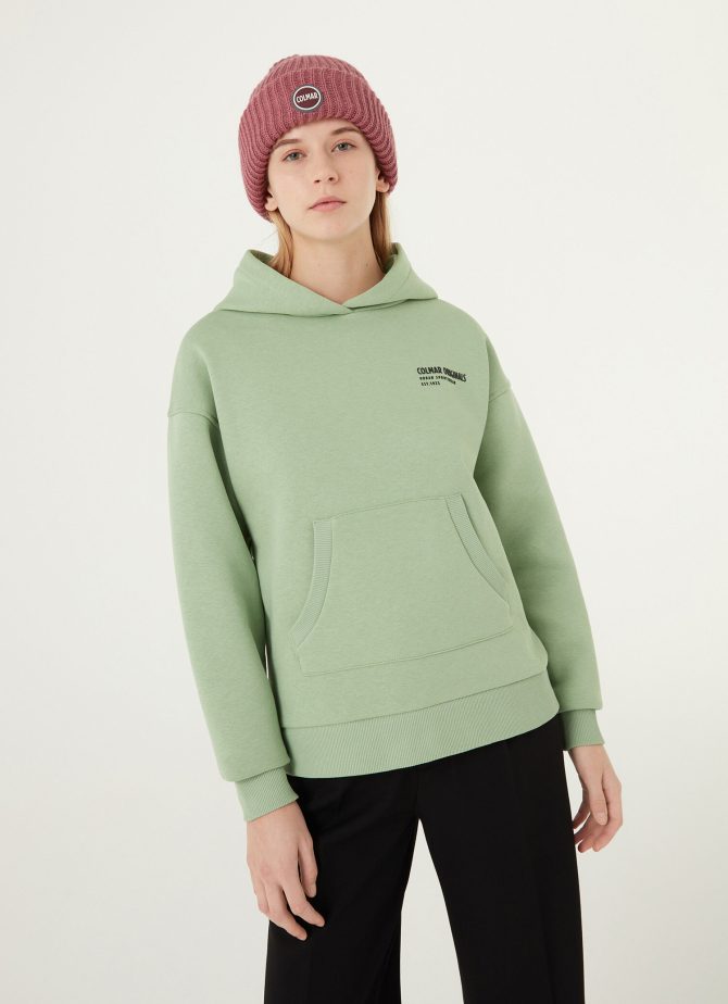 Oversized sweatshirt with hood and 3D writing - Image 2
