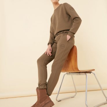 Recycled Essential gathered trousers