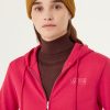 Full zip sweatshirt with hood and shiny logo - Image 3