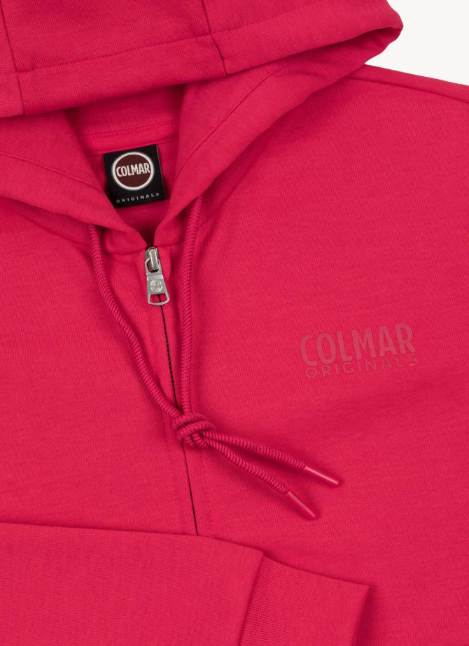 Full zip sweatshirt with hood and shiny logo - Image 6