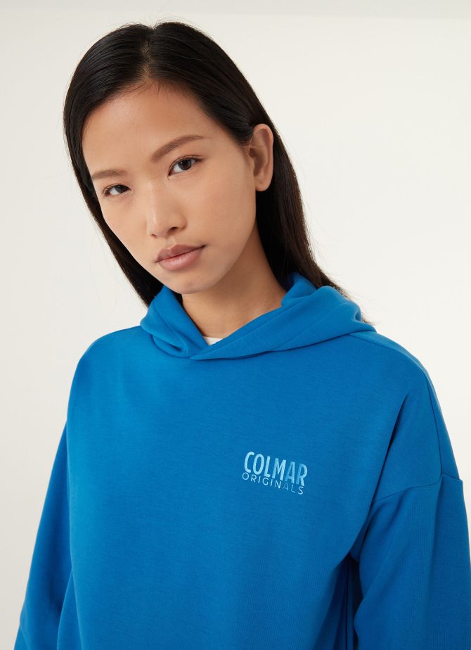 Hooded sweatshirt with shiny logo - Image 2