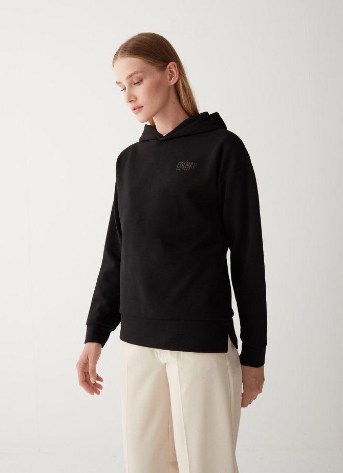 Hooded sweatshirt with shiny logo - Image 2