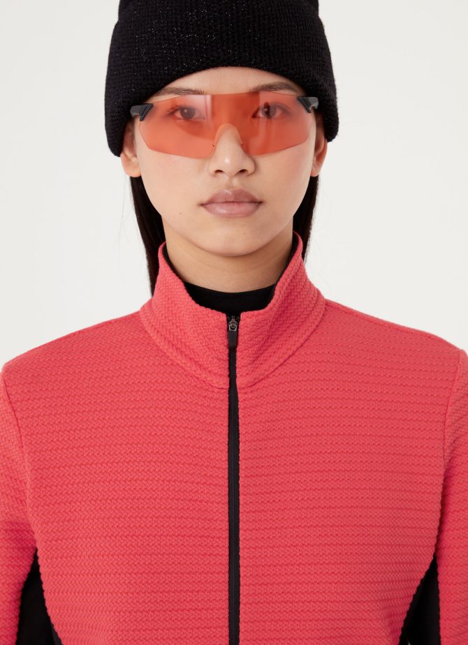Two-tone jacquard full zip ski sweatshirt - Image 2