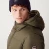 Oversized-fit down jacket with fixed hood - Image 3