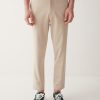 Chino-cut trousers with elasticated waistband - Image 2