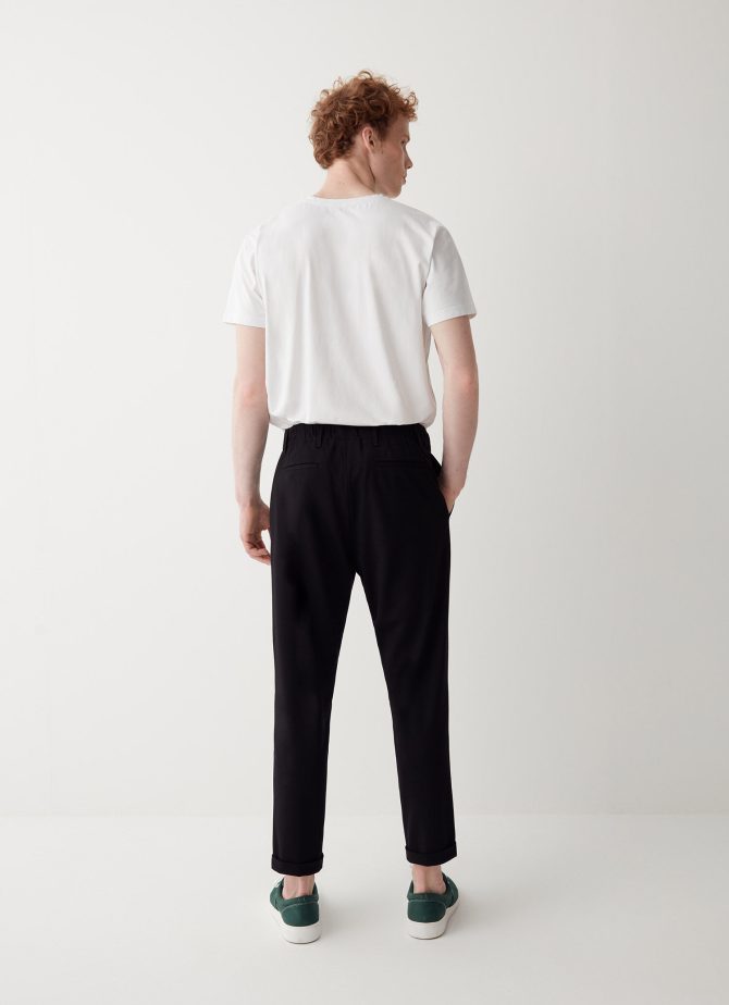 Chino-cut trousers with turn-up - Image 3