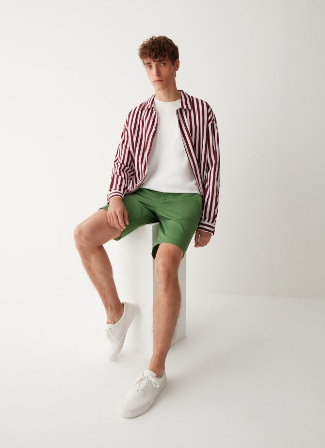 Cotton Bermuda shorts