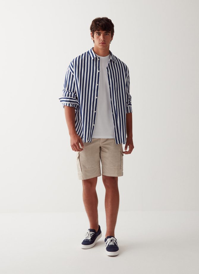 Cotton Bermuda shorts