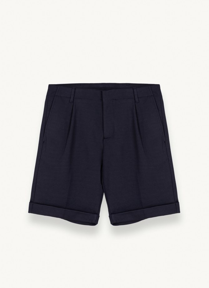 Chino style Bermuda shorts with turn-up at the hem - Image 4