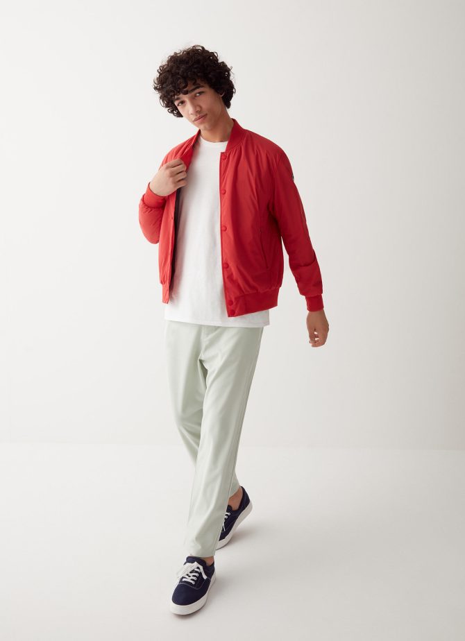 Wadded stretch bomber jacket - Image 2