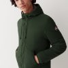 Stretch padded jacket with hood - Image 2