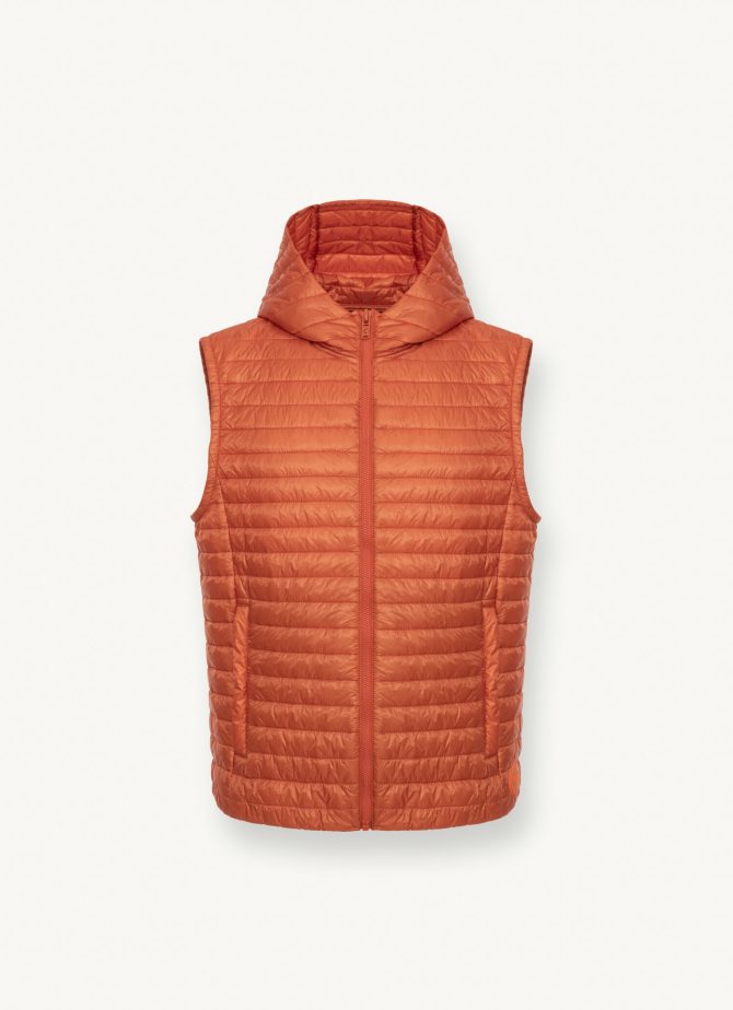 Recycled Essentials hooded gilet - Image 4
