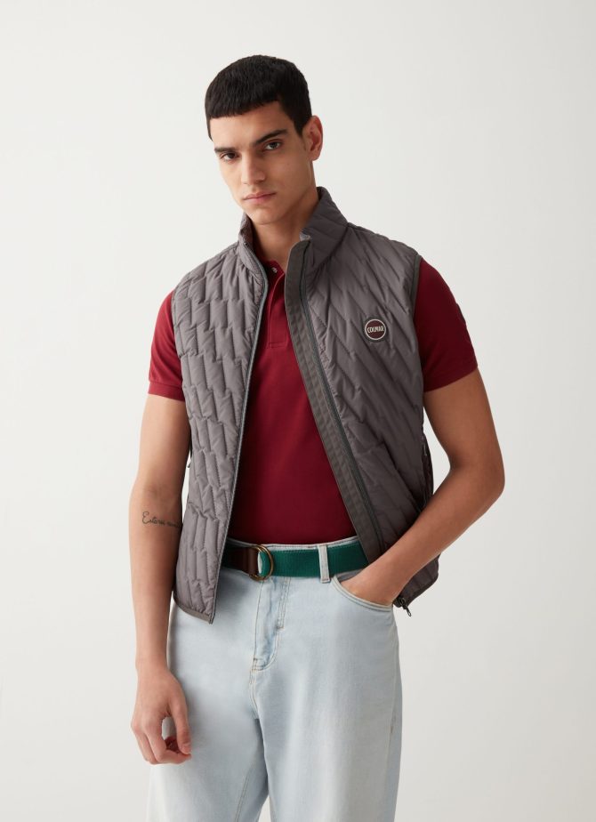 Quilted gilet with softshell inserts - Image 2