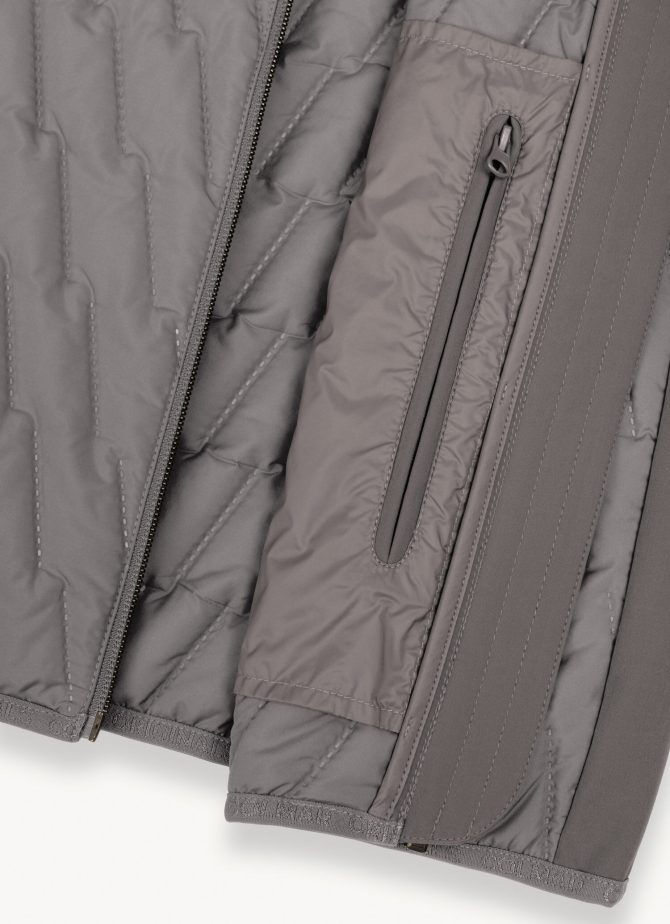 Quilted gilet with softshell inserts - Image 6